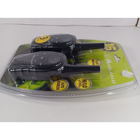Midland LXT330 Two Way Radios Walkie Talkies 22 Channels Up To 16 Mile Black New - Picture 5 of 9